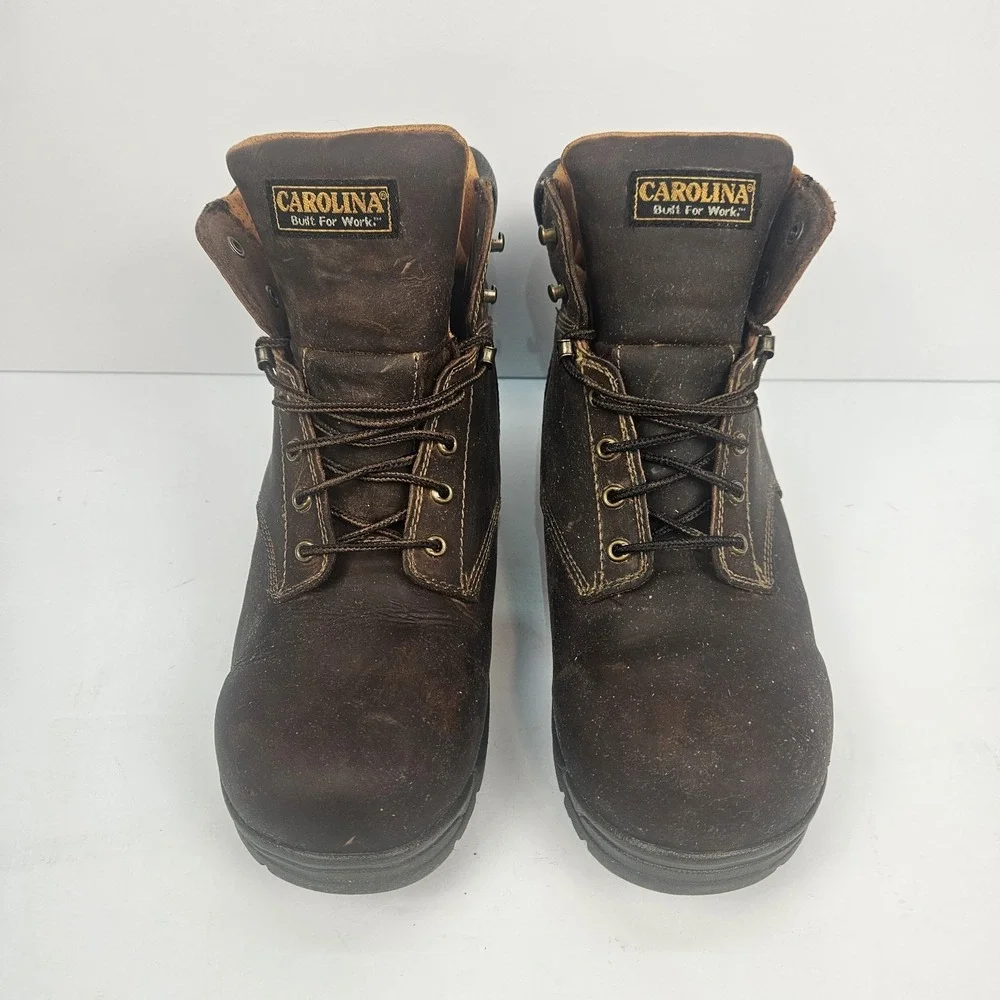 CAROLINA Mens 6 Inch Broad Toe Work Boot CA5020 BRUNO Waterproof Size 14 4E - Picture 1 of 6